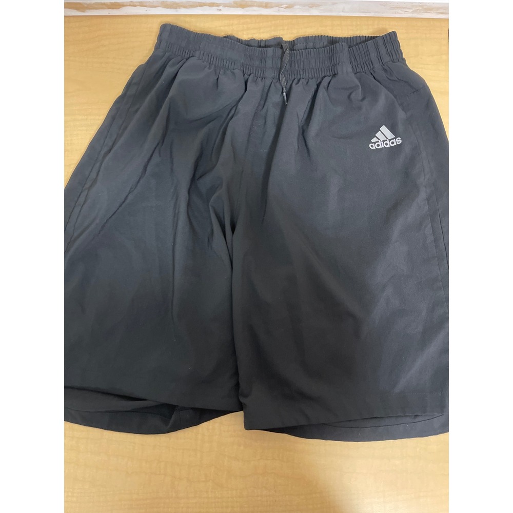 Adidas Energy Running Shorts Mens Medium Black 9" Inseam Athletic Gym Pockets